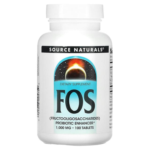 Source Naturals Fonte Naturali, FOS, 1.000 mg, 100 Compresse on Productcaster.