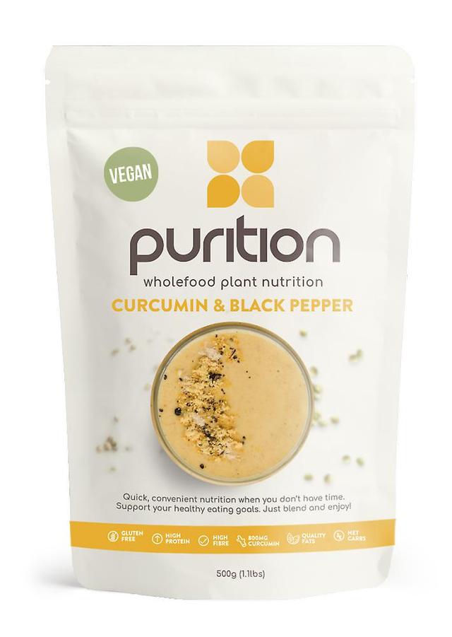 Purition vegan wholefood plant nutrition curcumin & black pepper (formerly golden smoothie) on Productcaster.