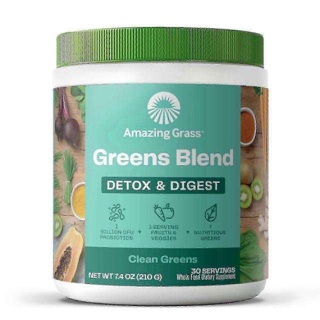 Amazing Grass Úžasné trávnaté zelené zmesi detoxikačný a digest prášok, 8,5 oz on Productcaster.