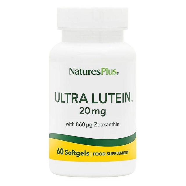 Nature's Plus Ultra Lutein 20mg Softgels 60 (49265) on Productcaster.