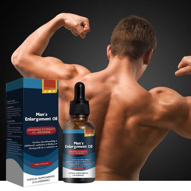 Men Energy Massage Essential Oil, Performance Boost Oil, Men's Extended Delay Natural Growth Oil Effectiv Pleasure Enhancer & Stamina 5pcs - 300ml on Productcaster.