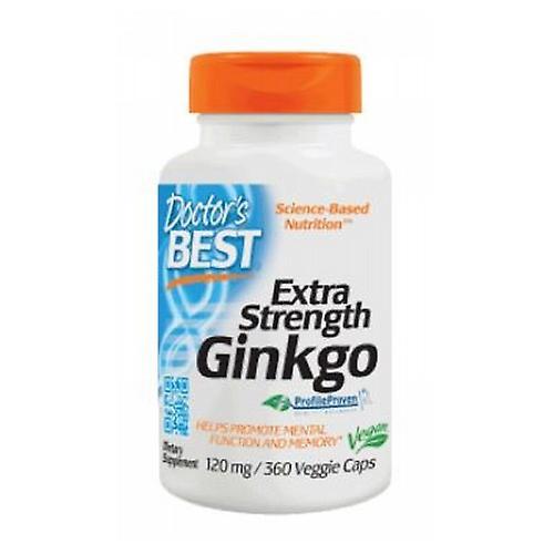 Doctor's Best Medici Best Extra Strength Ginkgo, 120 mg, 360 Veggi Caps (Confezione da 2) on Productcaster.