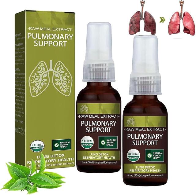 Haobuy Breathdetox Herbal Lung Cleansing Spray, Limpa os pulmões de resíduos e muco, Promove a saúde pulmonar, Suplemento de saúde 2pcs on Productcaster.