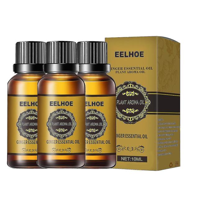 3/4/6/8pcs Belly Drainage Ginger Oil, Lymphatic Drainage Ginger Oil, Slimming Tummy Ginger Oil, 10ml,30ml Natural Drainage Ginger Oil Essential Rel... on Productcaster.