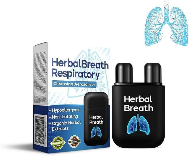 Wtowin Aerosolizador de limpieza respiratoria Herbal Breathe, Niebla de suplemento herbal para la salud pulmonar, Inhalador nasal de soporte respir... on Productcaster.