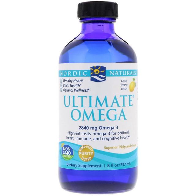 Nordic Naturals, Ultimate Omega, Limone, 2.840 mg, 8 fl oz (237 ml) on Productcaster.