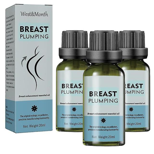 West&month Breast Beauty Essential Oil Breast Beauty Massage Plumping Breast Firming Firm Postpartum 3PCS on Productcaster.