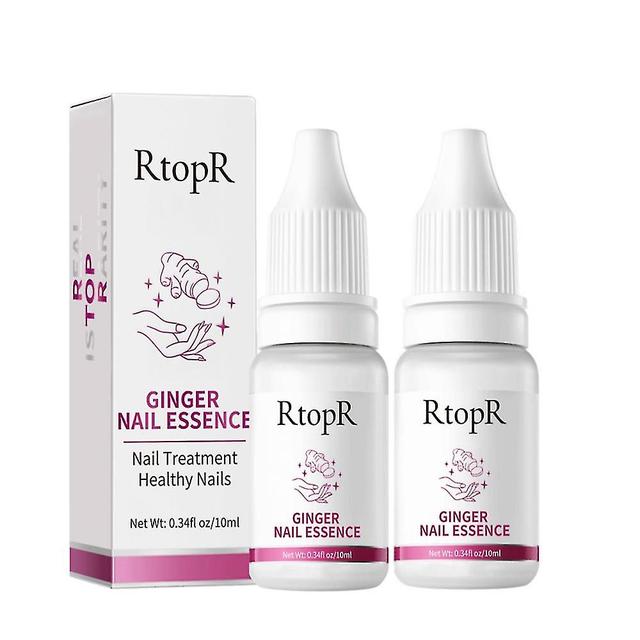 1-3pcs Ginger Nail Essence Antibacterial Kill Fungus Repair Essential Oil -10ml 2pcs on Productcaster.