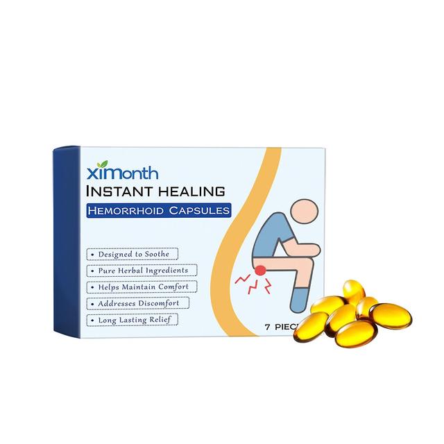 Elewelt Herbal Hemorrhoid Capsules, Relieve Perianal Discomfort, Eliminate Meatballs Body Care, Anshu Care Capsules 21pcs on Productcaster.