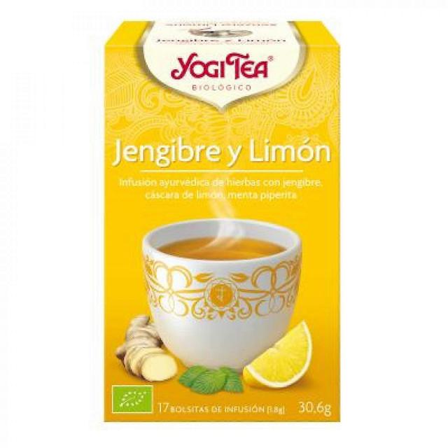 Yogi Tea Yogi chá jengibre y limon 17 bolsitas on Productcaster.