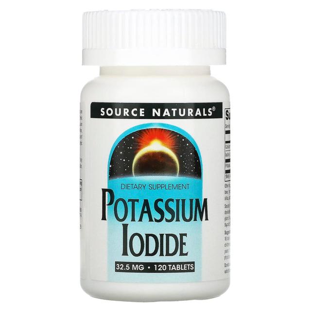 Source Naturals, Potassium Iodide, 32.5 mg, 120 Tablets on Productcaster.