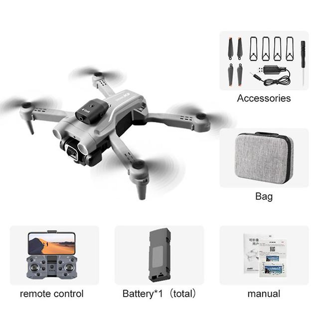 Foldable Hovering Camera-drones 90adjustables Lens Quadcopters Toys For Kids Adults Beginners Grey on Productcaster.