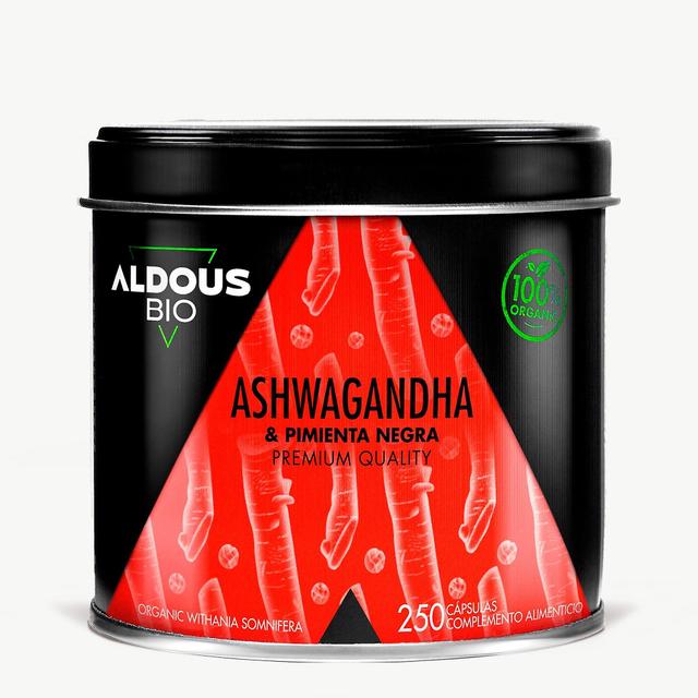 Aldous Bio Ashwagandha with organic black pepper on Productcaster.