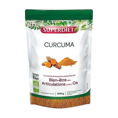 Super Diet ORGANIC Turmeric 200 g of powder on Productcaster.