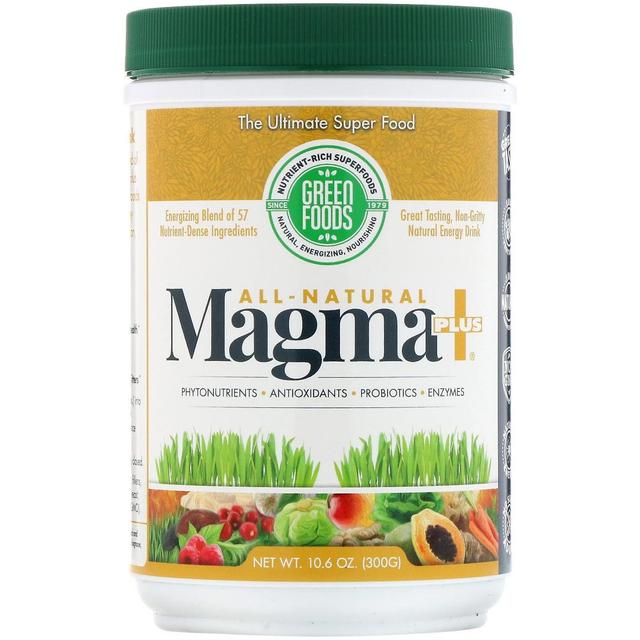 Green Foods Alimentos Verdes, All-Natural Magma Plus, 10,6 oz (300 g) on Productcaster.