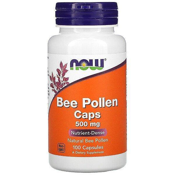 Now Foods, Bee Pollen Caps, 500 mg, 100 Capsules on Productcaster.