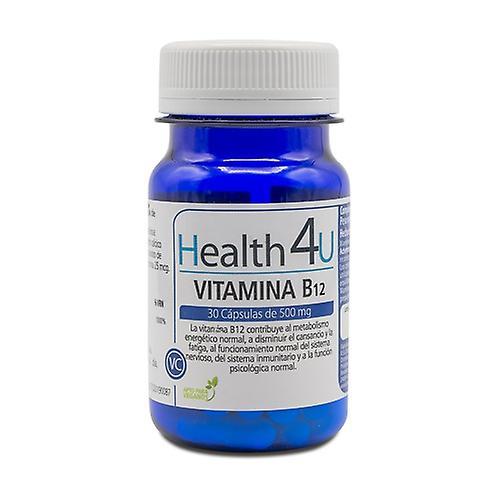 Health 4U B12 vitamin 30 capsules on Productcaster.