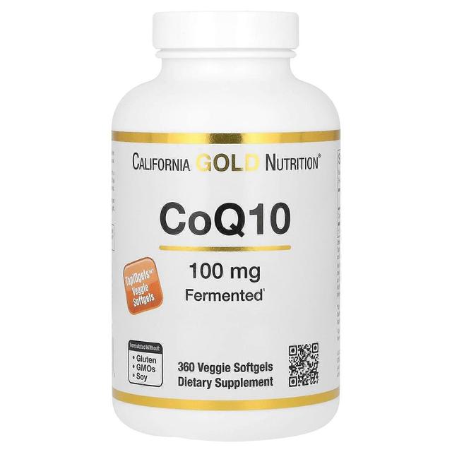 California Gold Nutrition, CoQ10, 100 mg, 360 vegetariánskych mäkkých gélov on Productcaster.