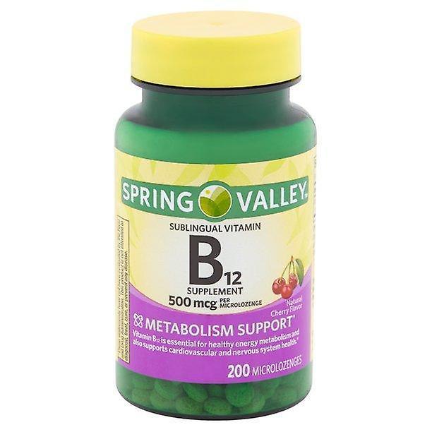 Spring Valley Vitamina B12 do Vale da Primavera, 500 mcg, 200 contagem on Productcaster.