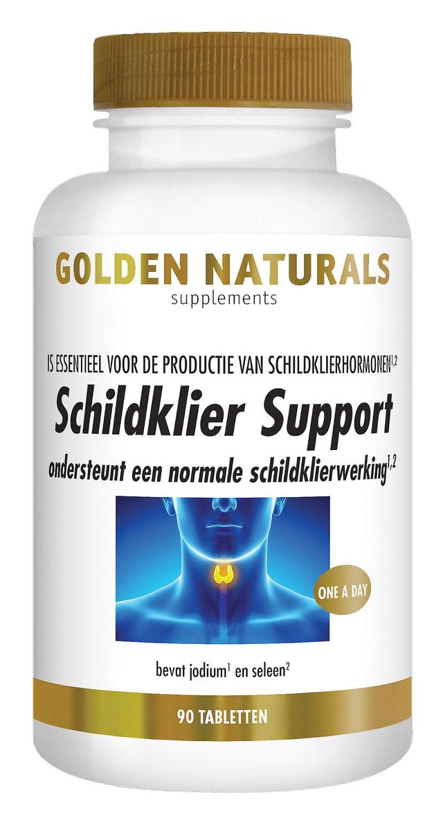 Golden Naturals tiroide supporto (90 compresse) on Productcaster.