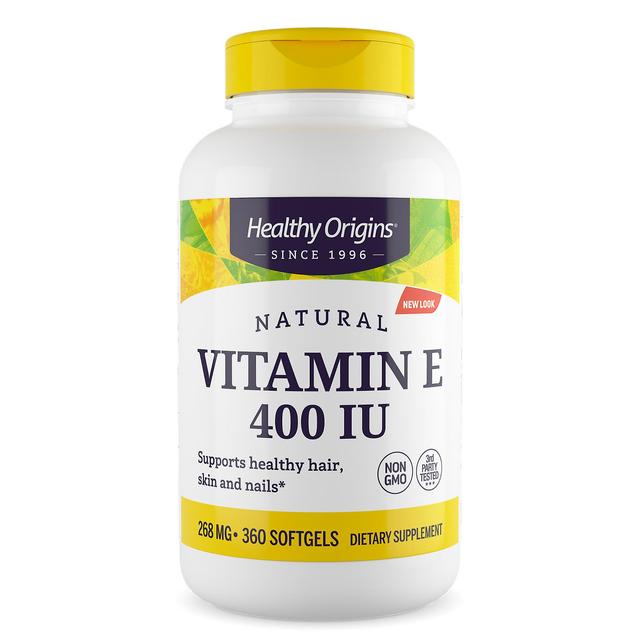 Healthy Origins Zdravý pôvod Vitamín E 400iu 360 Mäkké gély on Productcaster.