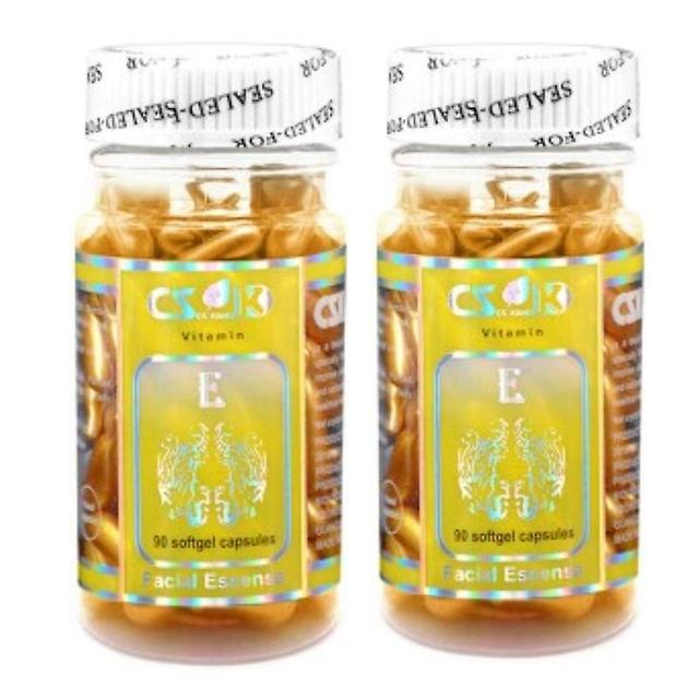 3bottles Capsules Vitamin E Essence Aloe Vera Fruit Acid Spot Acne Removing Moisturizing Whitening Face Cares Light apricot color on Productcaster.