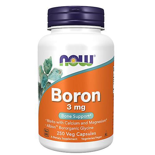 Now Foods Bore, 3 mg, 250 capsules (paquet de 6) on Productcaster.