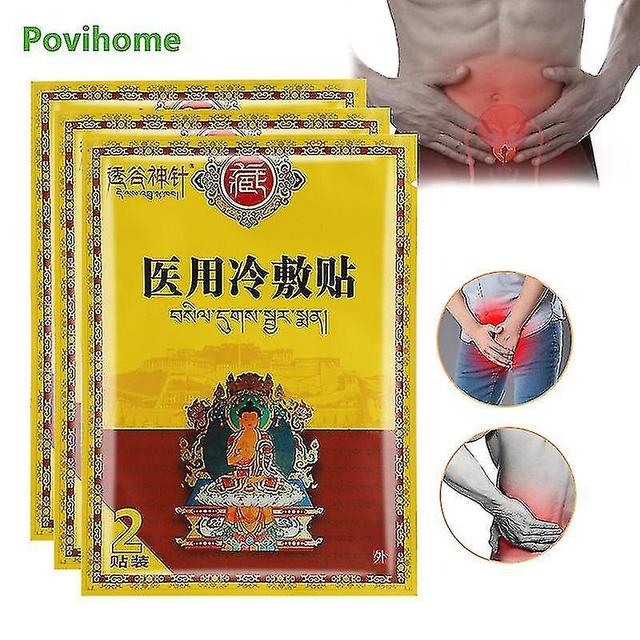 christina show 6pcs hombre prostatitis tratamiento parche medicina pasta de ombligo próstata urinario fortalecer riñón cuerpo he on Productcaster.