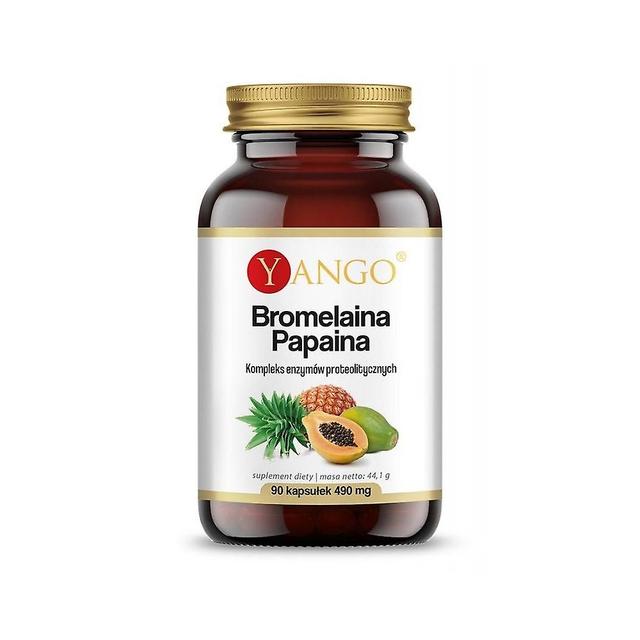 Yango Bromelaina Papaina (90 capsules) 6193 on Productcaster.