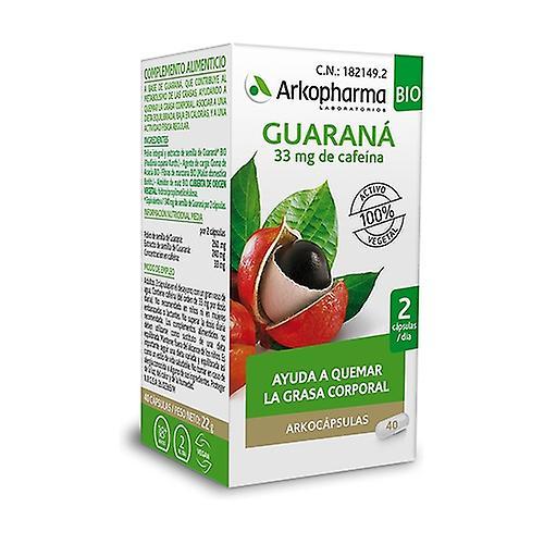 Arkopharma Arkocápsulas Guarana BIO 40 capsules on Productcaster.