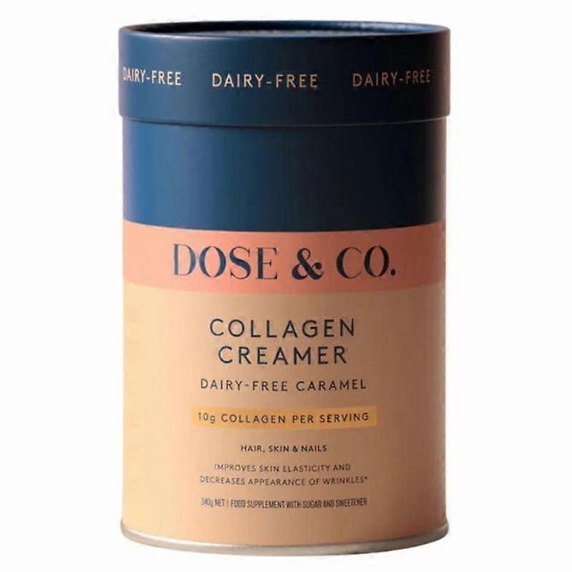 Dose & Co Dairy Free Collagen Creamer Caramel 340g on Productcaster.