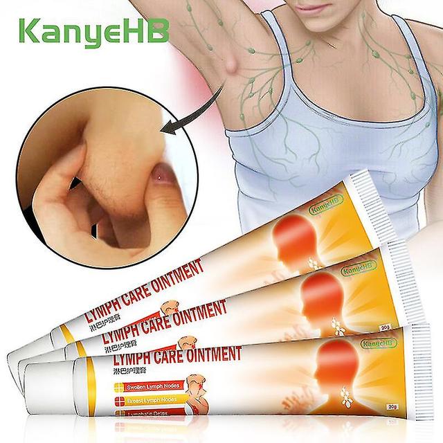 2pcs Lymphatic Detox Ointment Neck Chest Lymph Anti-swelling Herbs Cream Lymph Cream Medical Plaster Body Health Care Cream A753 on Productcaster.