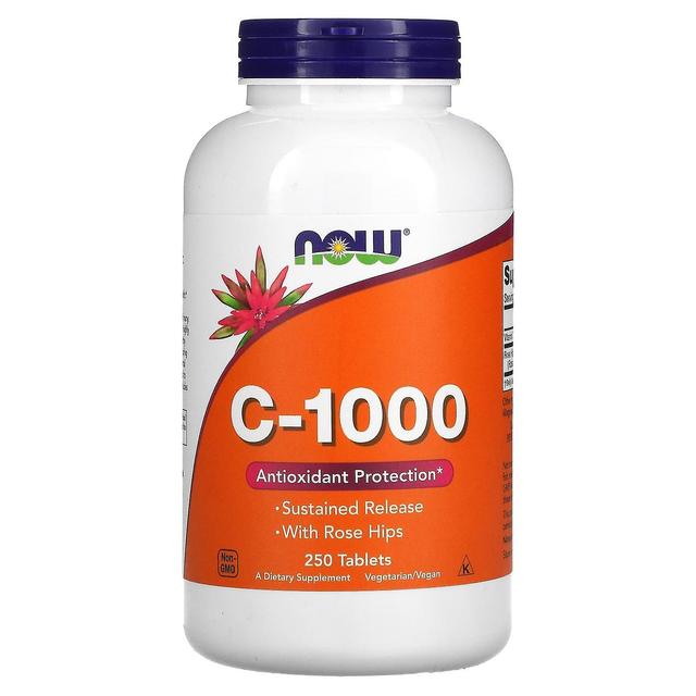 NOW Foods, C-1000, 250 Tablets on Productcaster.