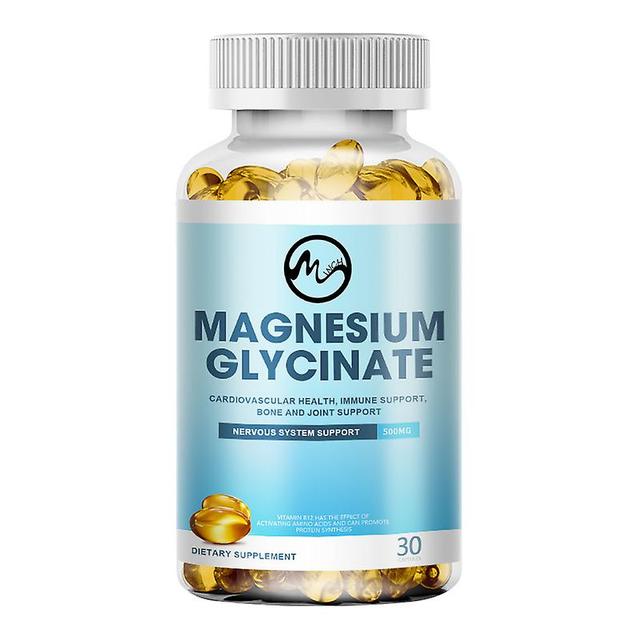 Visgaler Magnesium Oxide Capsules Support Bone Immunity System Extra Strength Muscle Health Dietary Supplement Help Natural Sleep 30 counts on Productcaster.