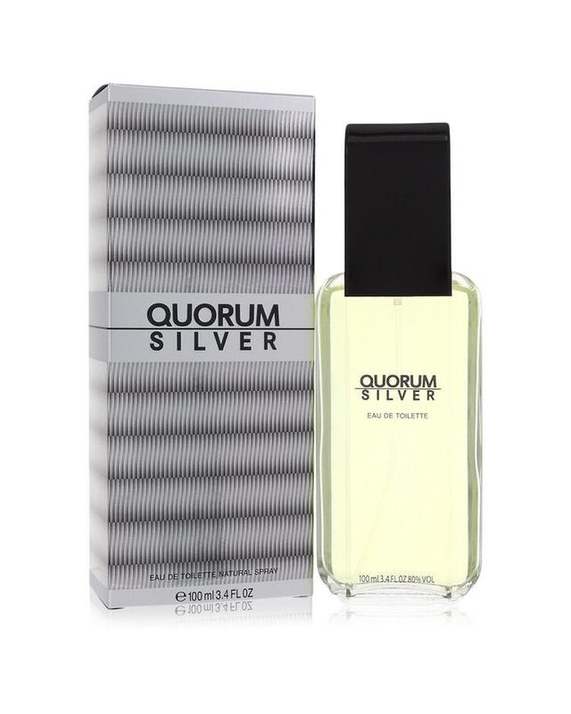 Puig Quorum Silver Eau de Toilette for Men 34 fl oz see description 100 ml on Productcaster.