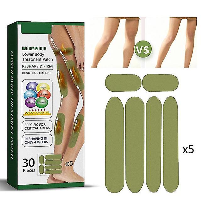 30pcs natürliche Kräuter Wermut Abnehmen Beine Aufkleber Fatburner Patches on Productcaster.