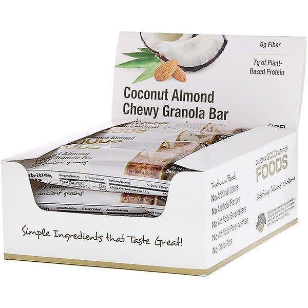 California Gold Nutrition, Foods, Coconut Almond Chewy Granola Bars, 12 Bars, 1.4 oz (40 g) Each on Productcaster.