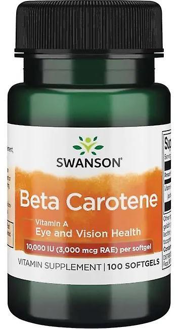 Swanson Beta-Caroten Vitamin A 100 Softgels on Productcaster.