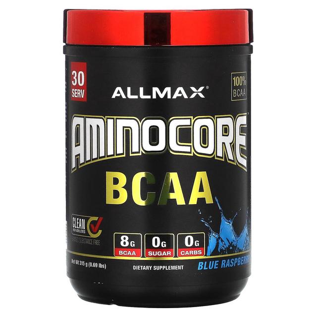 ALLMAX, AMINOCORE BCAA, Framboesa Azul, 0,69 lbs (315 g) on Productcaster.