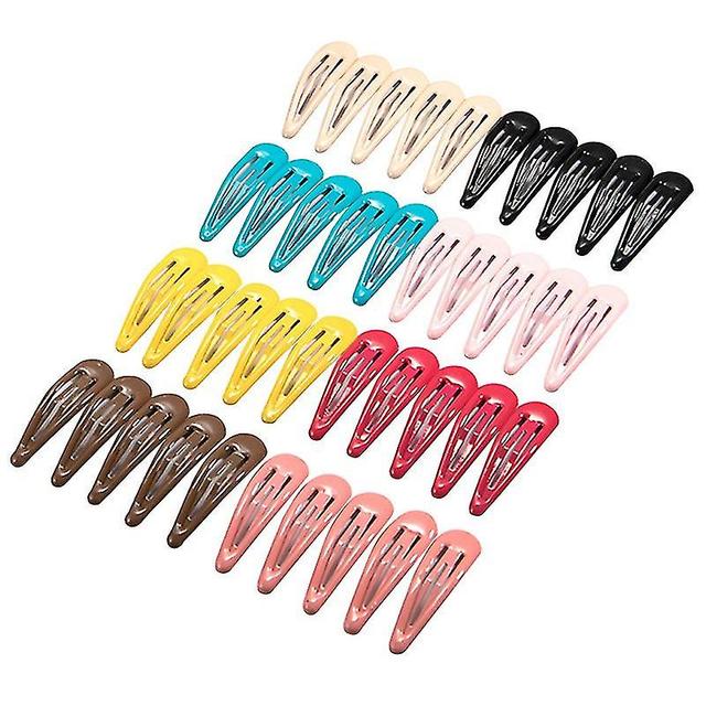 dww-30 pices pinces cheveux pour filles multicolores, pinces cheveux helle enfants, mini pinces cheveux helle filles, pinces cheveux en mtal, tilgang on Productcaster.