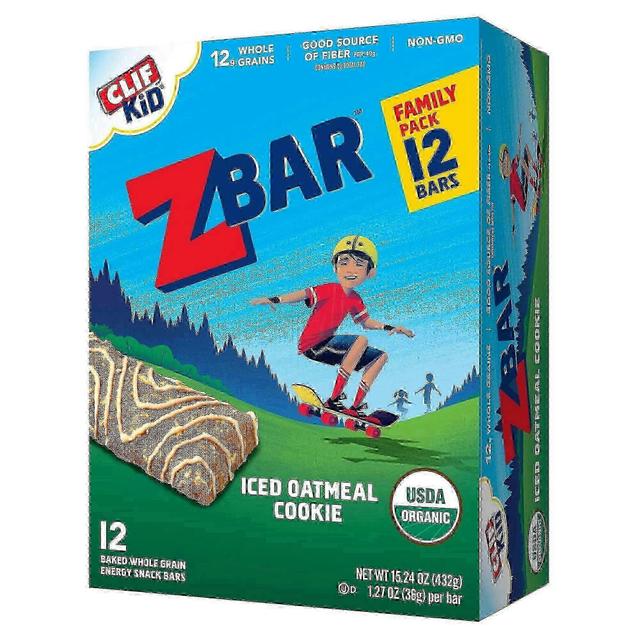 Clif Bar Clif kid zbar organic iced oatmeal cookie snack bars, 12 ea on Productcaster.