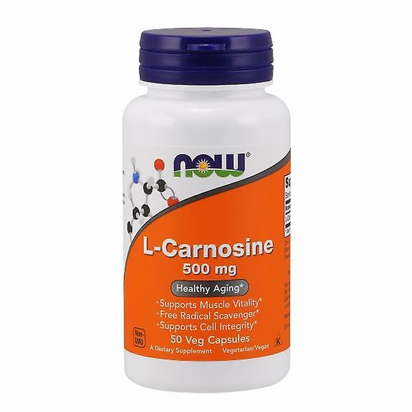 Now Foods L-Carnosine, 500 mg, 50 Veg Caps (Pack of 3) on Productcaster.