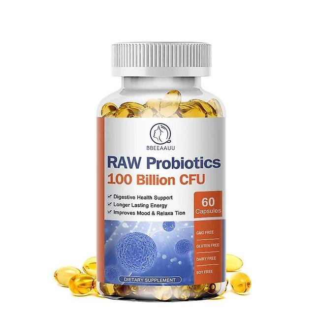 Raw Probiotics Enzyme Complex Capsule Support Digestive Health Protect The Intestines Relieve Bloating Detox Weight Losshuamade Huamade 60pcs on Productcaster.