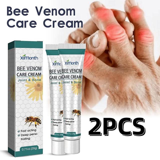 2*20g Bee Pain Relief Bone Healing Cream Natural Ingredients Promote Blood Circulation To Improve Joint Discomfort Patients on Productcaster.