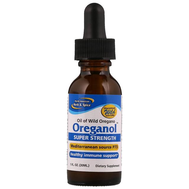 North American Herb & Spice, Oreganol, Super Strength, 1 fl oz (30 ml) on Productcaster.