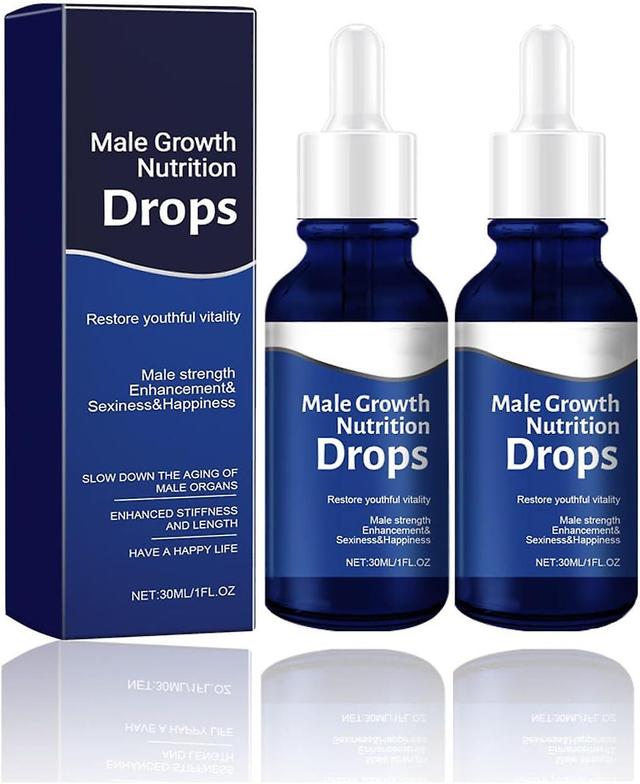 Mamusk Complex Men's Drops, Complex Mens Drops, Male Growth Nutrition Drops, Blue Direction Benefit Drops, Secret Happy Drops For Men 2pcs on Productcaster.