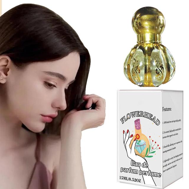 Arabic 15ml Perfume for Women, Gold Arabian Concentrated Perfume, Long Lasting Addictive Personal Perfume A-15ml 1pc on Productcaster.