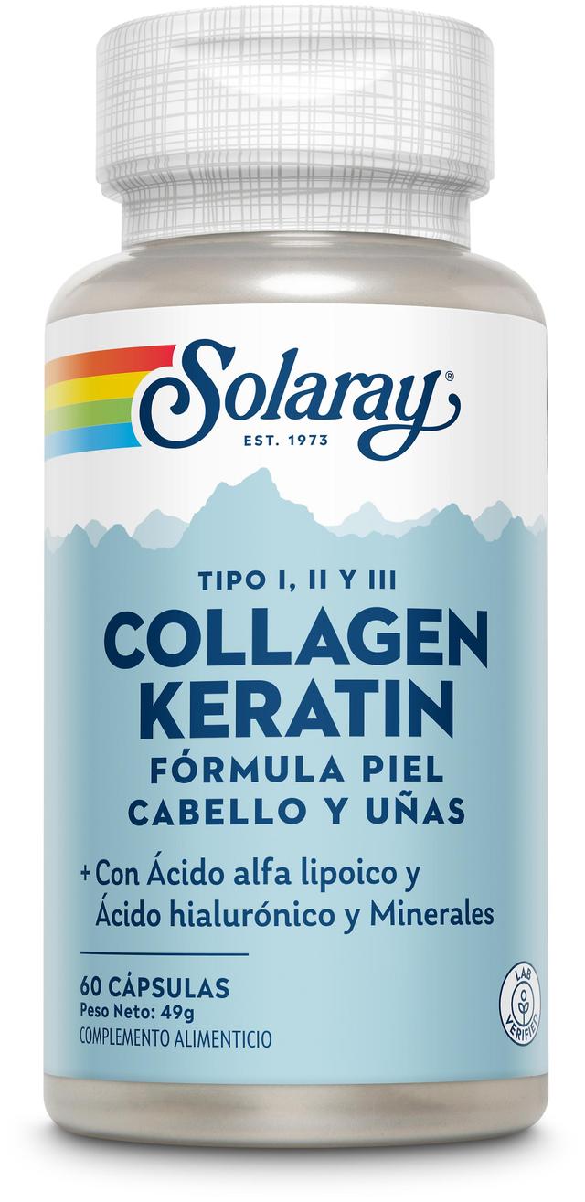 Solaray kollagen keratin 60 kapslar on Productcaster.