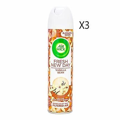 Air Wick Fresh New Day Air Freshener Vanilla Bean 8oz / 226g 3 Packs on Productcaster.