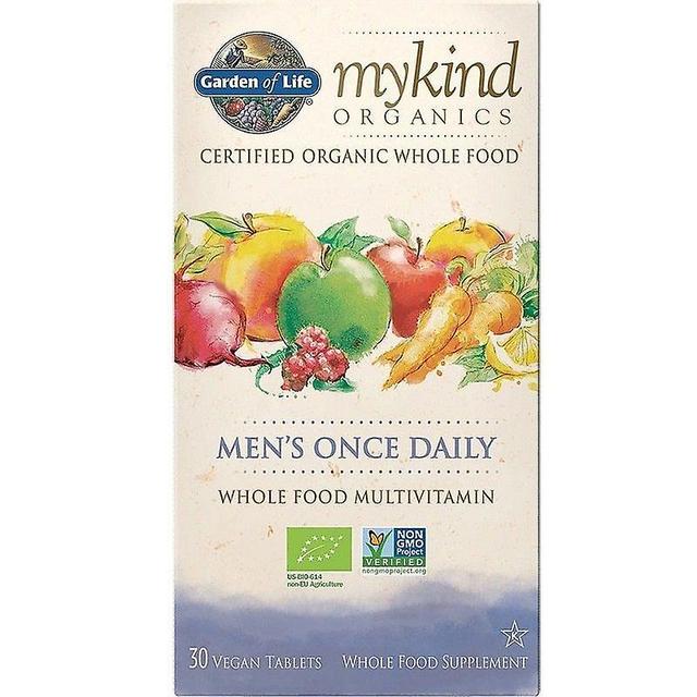 Garden of Life Tuin van het leven Mykind Organics mannen eenmaal daags caps 30 1230 on Productcaster.